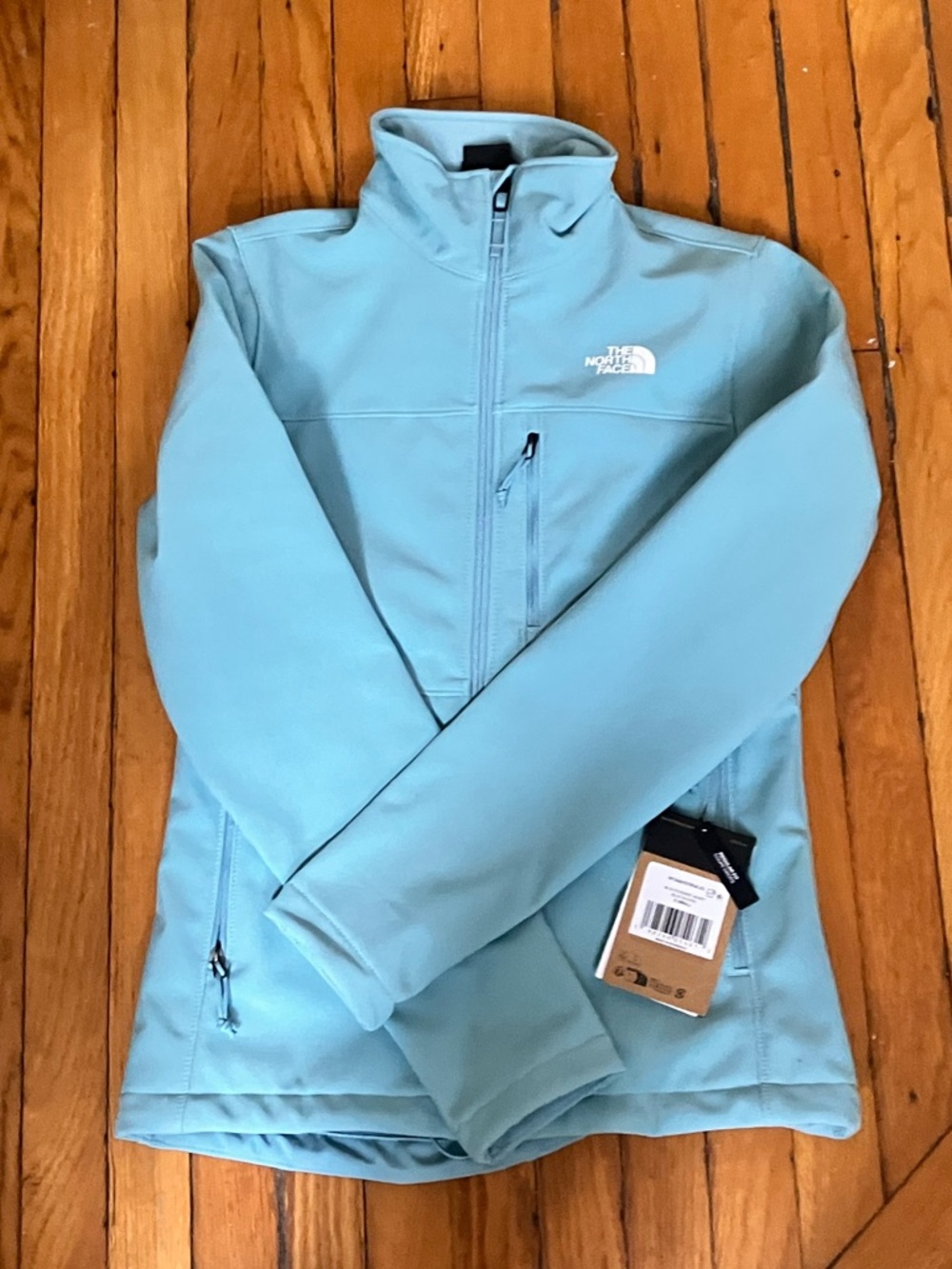 The North Face Women's Aqua Blue Softshell Jacket
